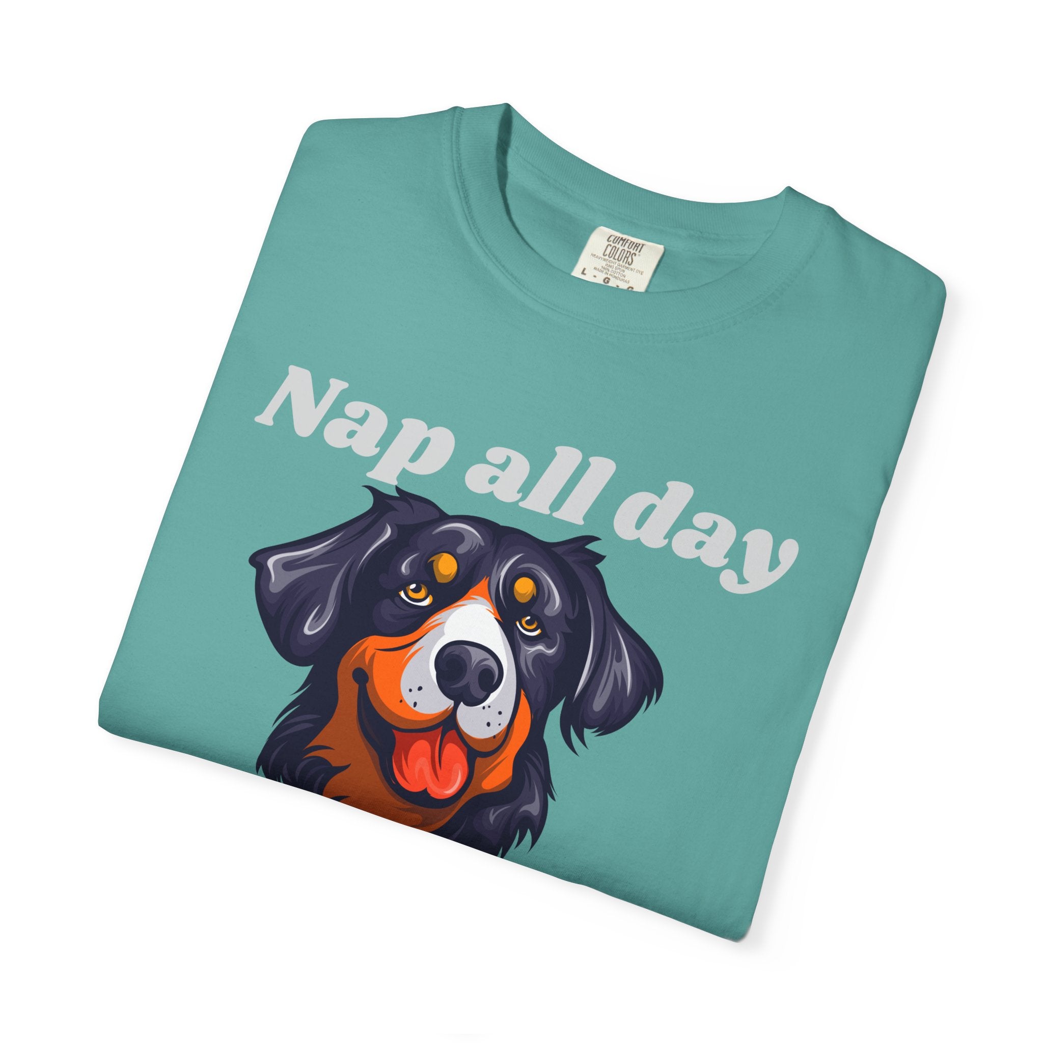 Nap All Day Bark All Night Dog T-Shirt