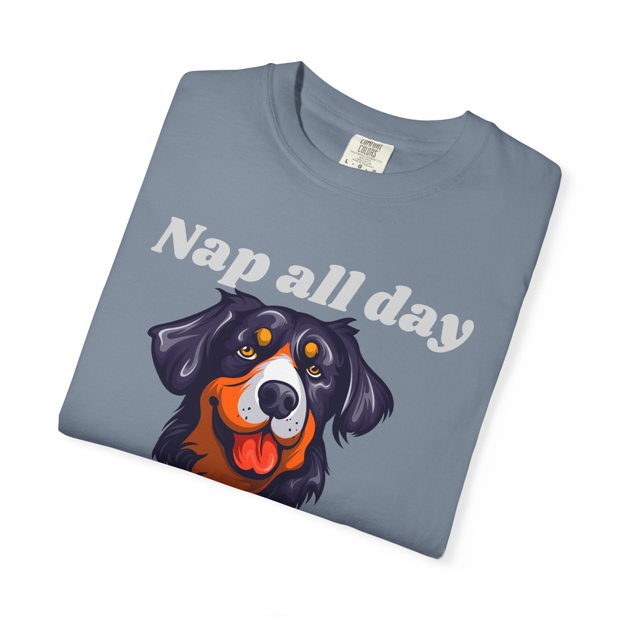 Nap All Day Bark All Night Dog T-Shirt