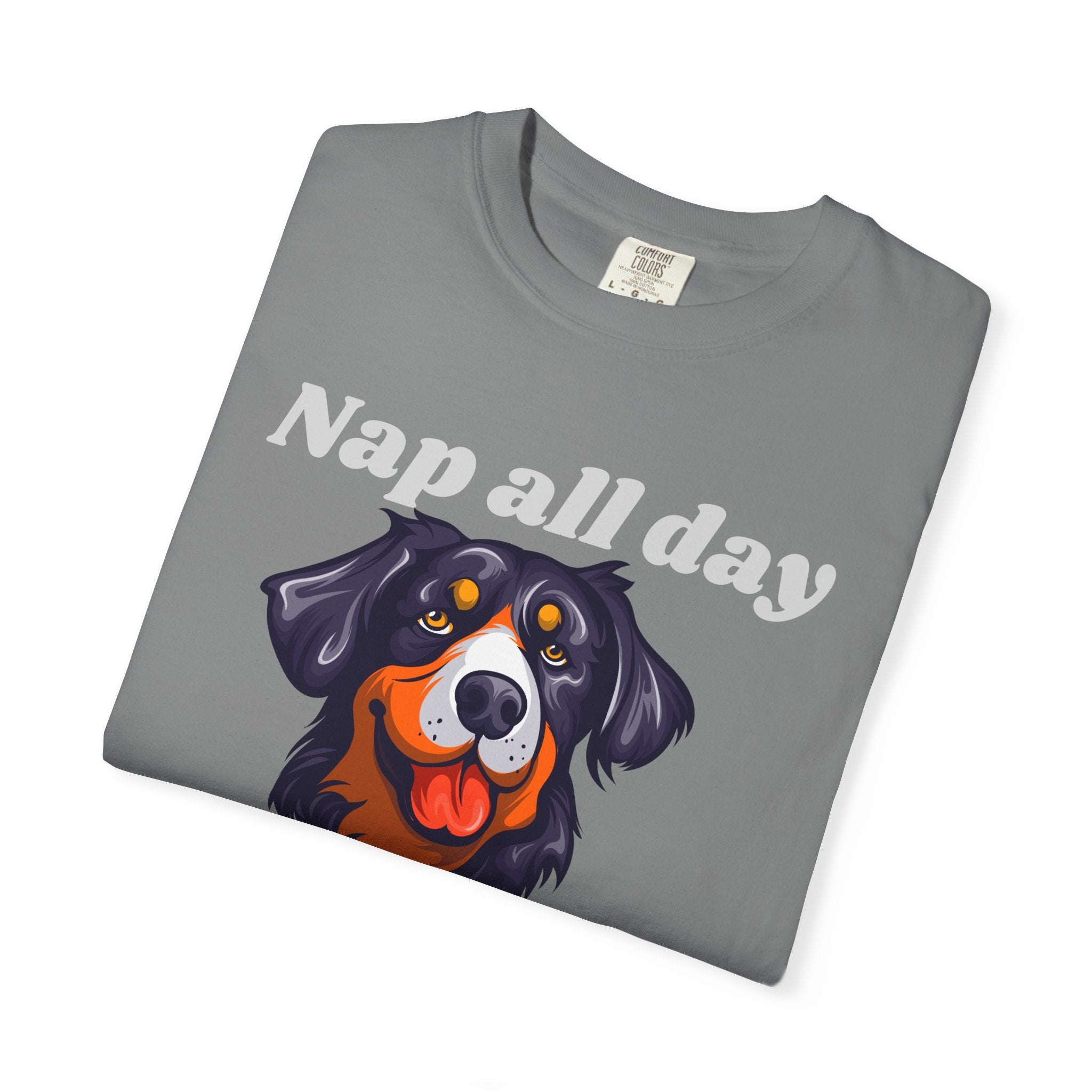 Nap All Day Bark All Night Dog T-Shirt