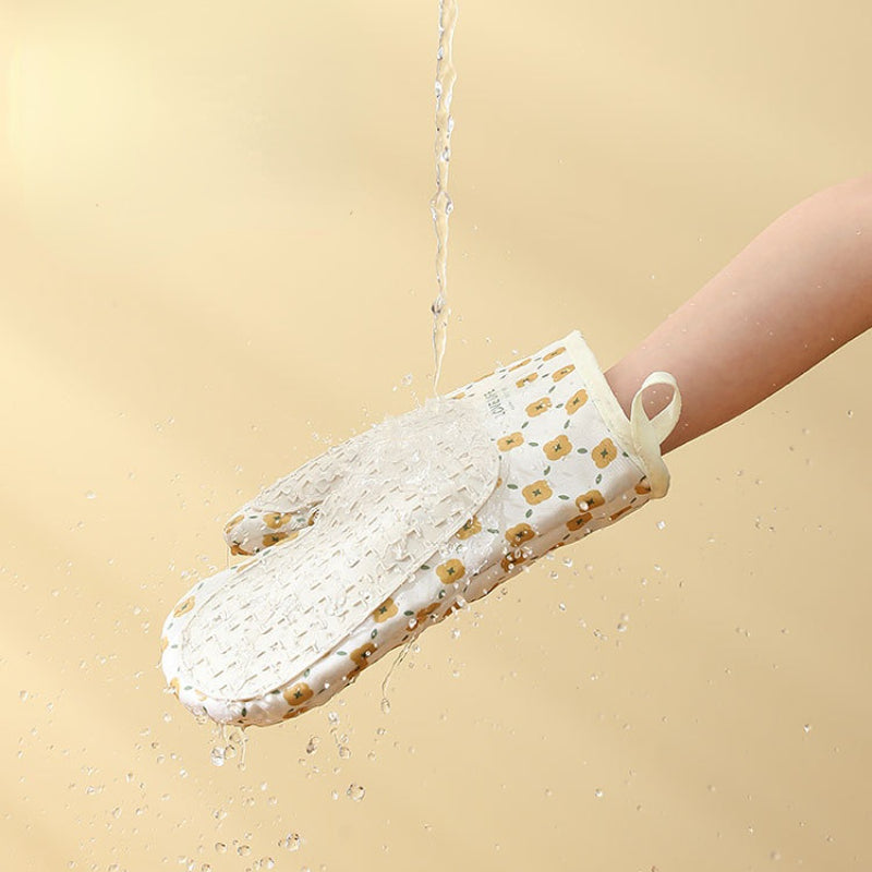 Microwave Cotton Non-Slip Insulation Gloves