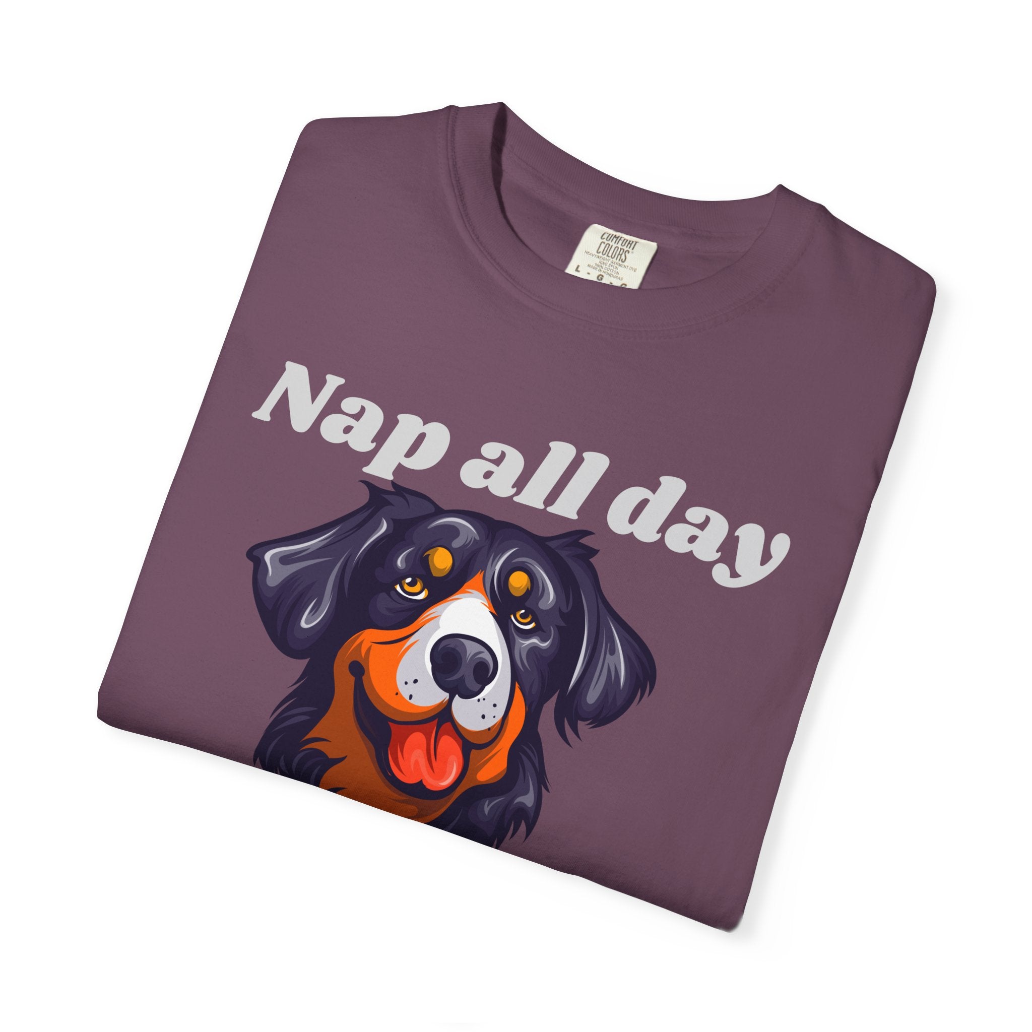 Nap All Day Bark All Night Dog T-Shirt