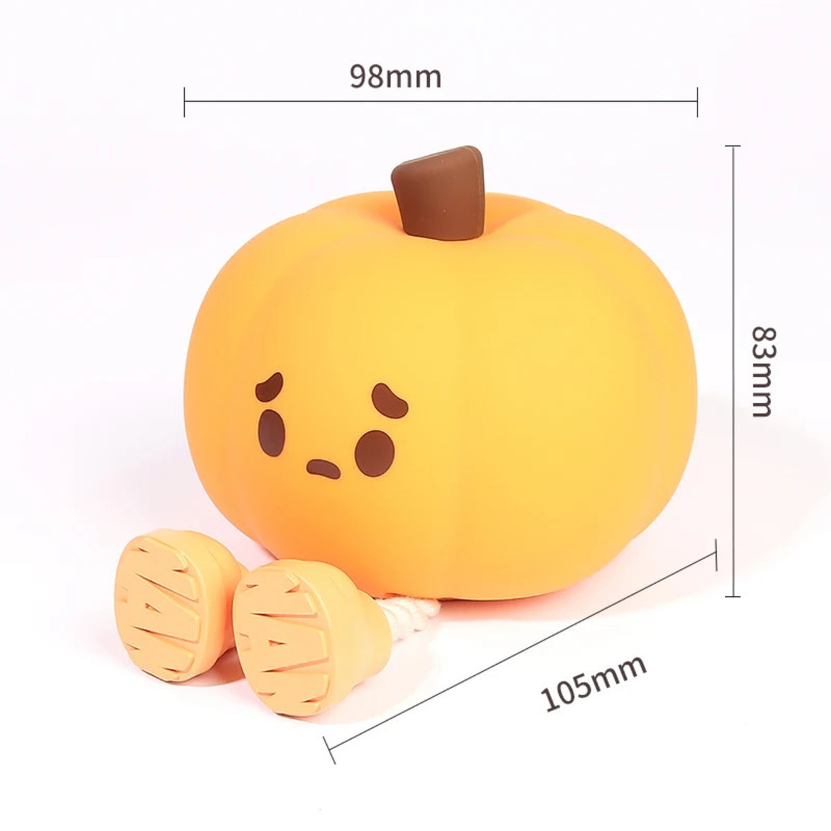 Pumpkin Night Light Bedroom