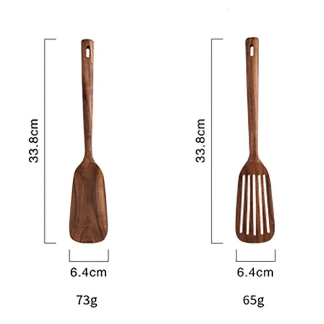 Teak Wooden Utensil Set