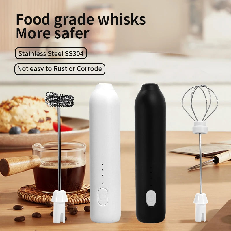 Electric Milk Frother Whisk