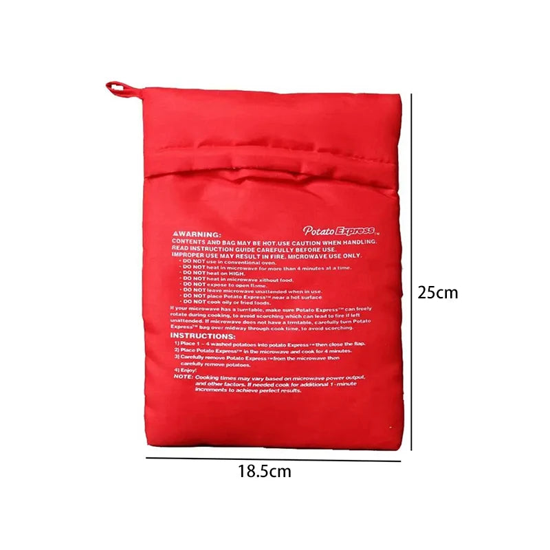 1/2pcs Microwave Oven Potato Cooker Bag