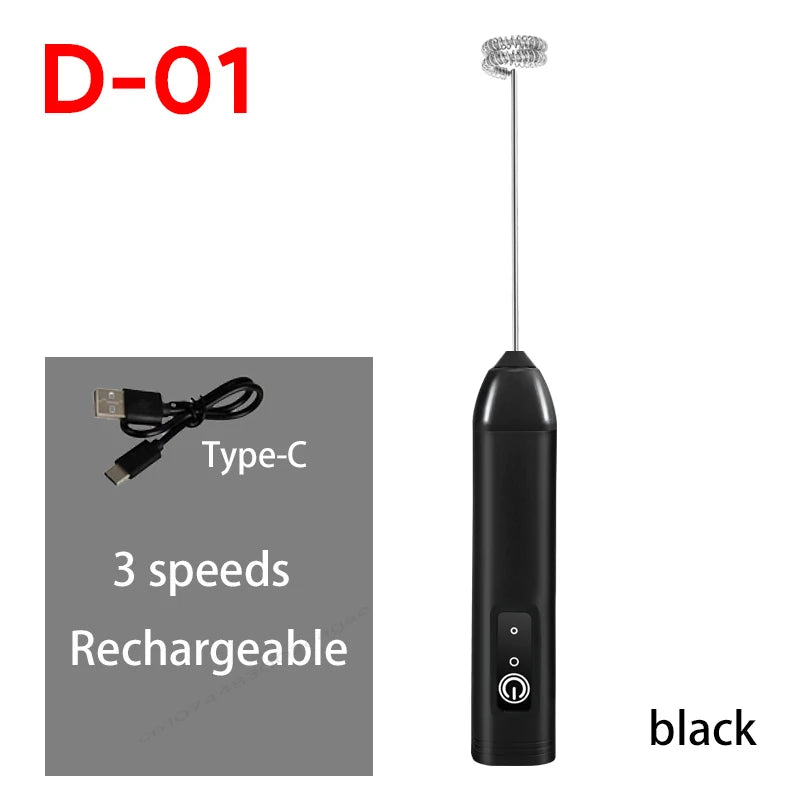 Electric Milk Frother Whisk