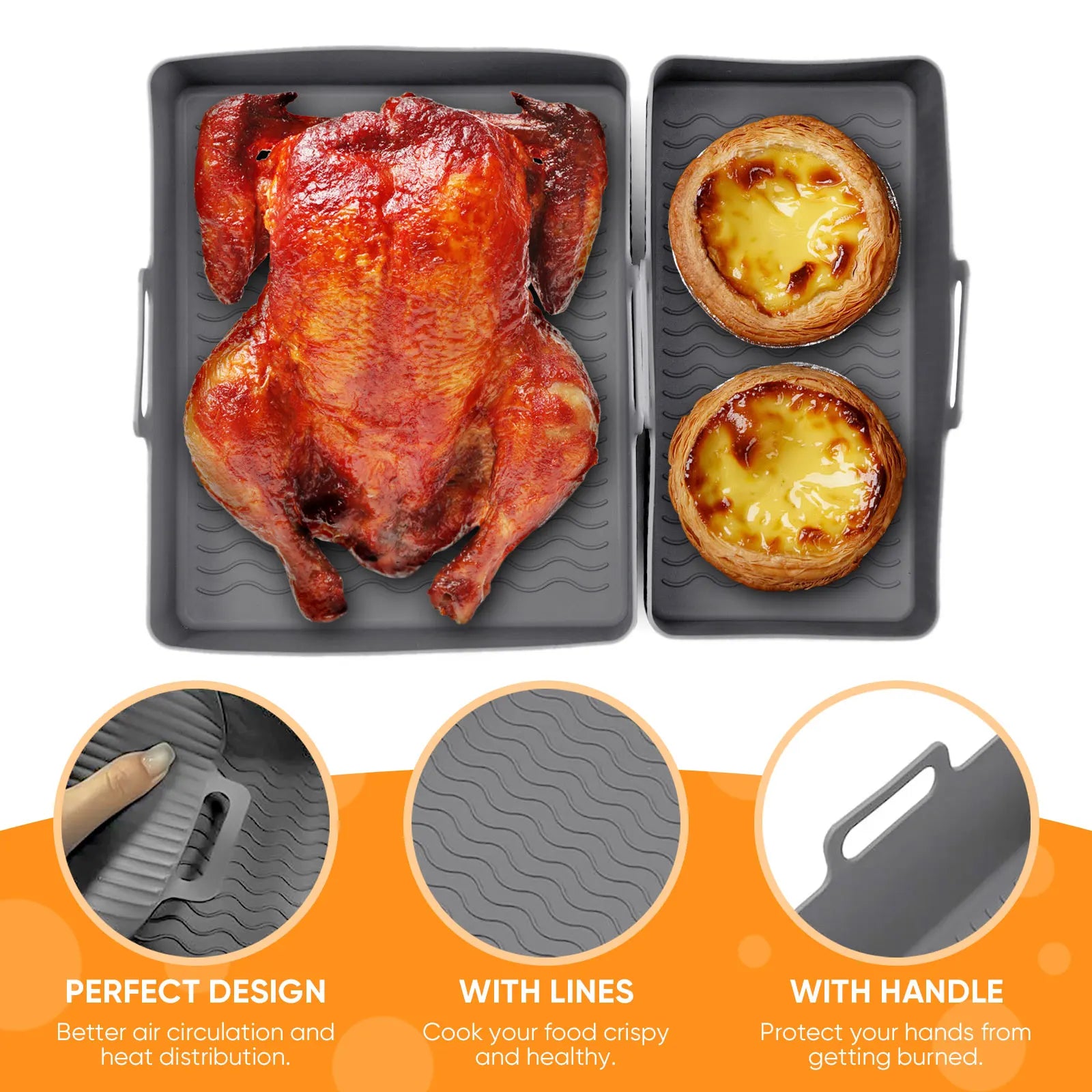 Silicone Air Fryer Mats