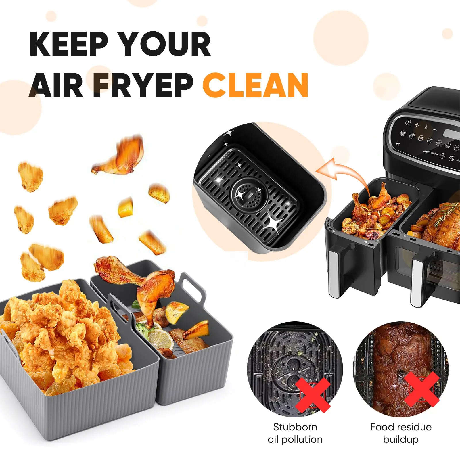 Silicone Air Fryer Mats