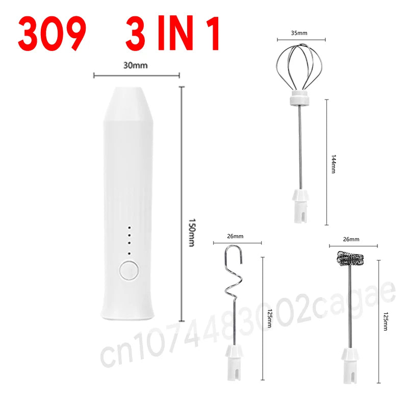 Electric Milk Frother Whisk