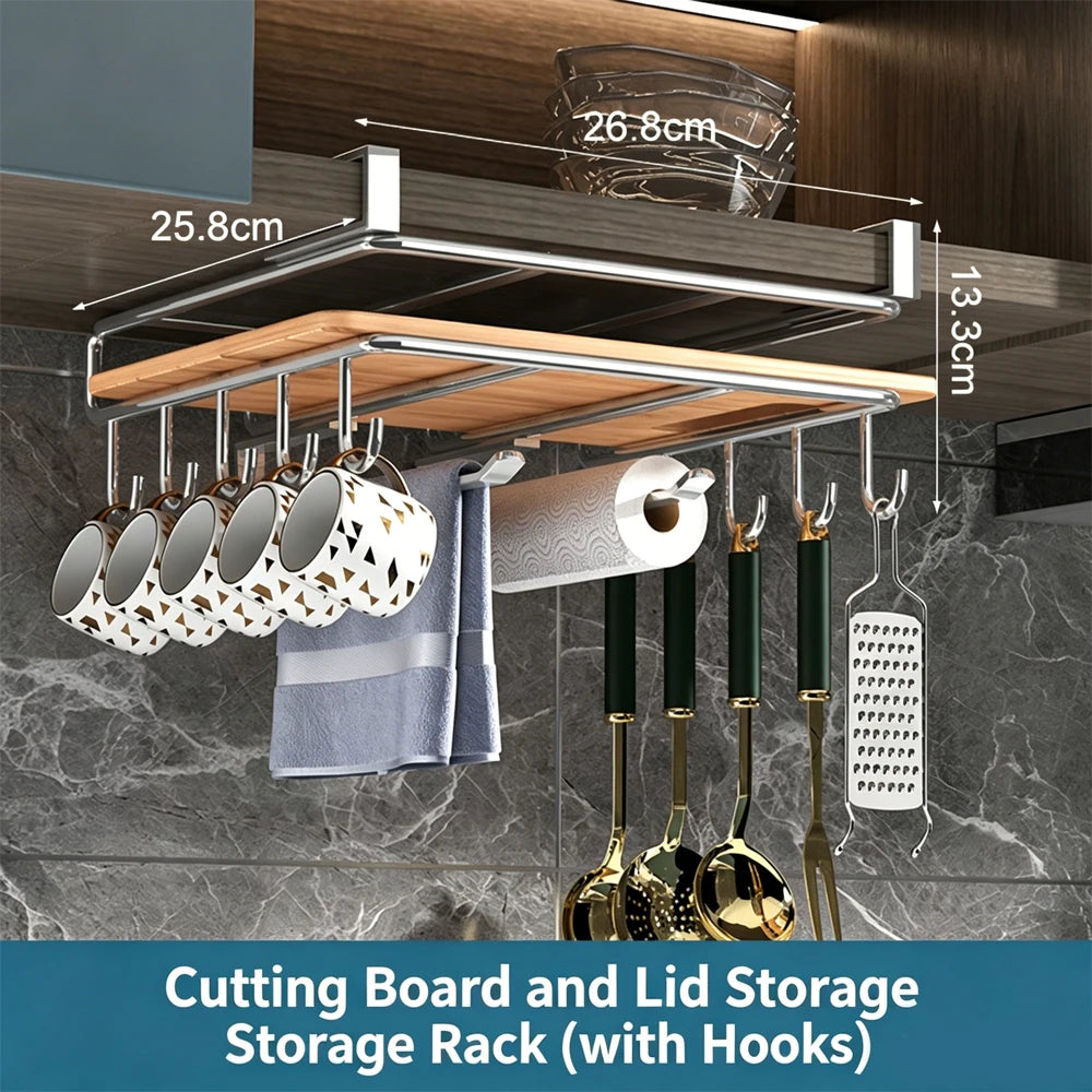 Kitchen Under Cupboard Storage Shelf