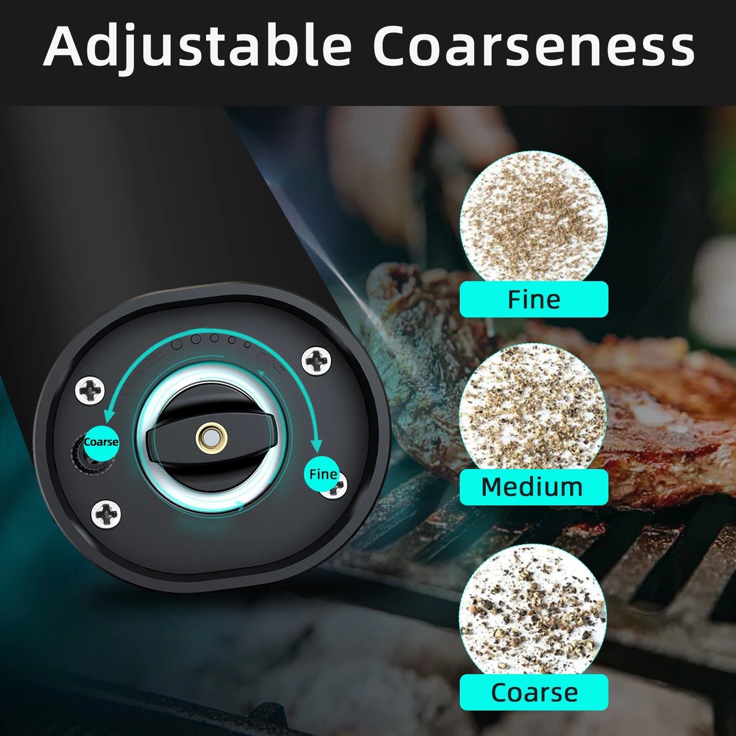 Automatic Battery Salt Pepper Grinder