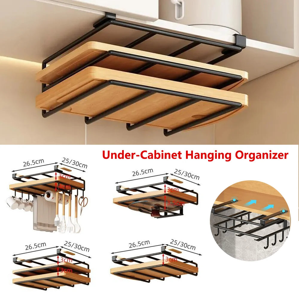 Kitchen Under Cupboard Storage Shelf