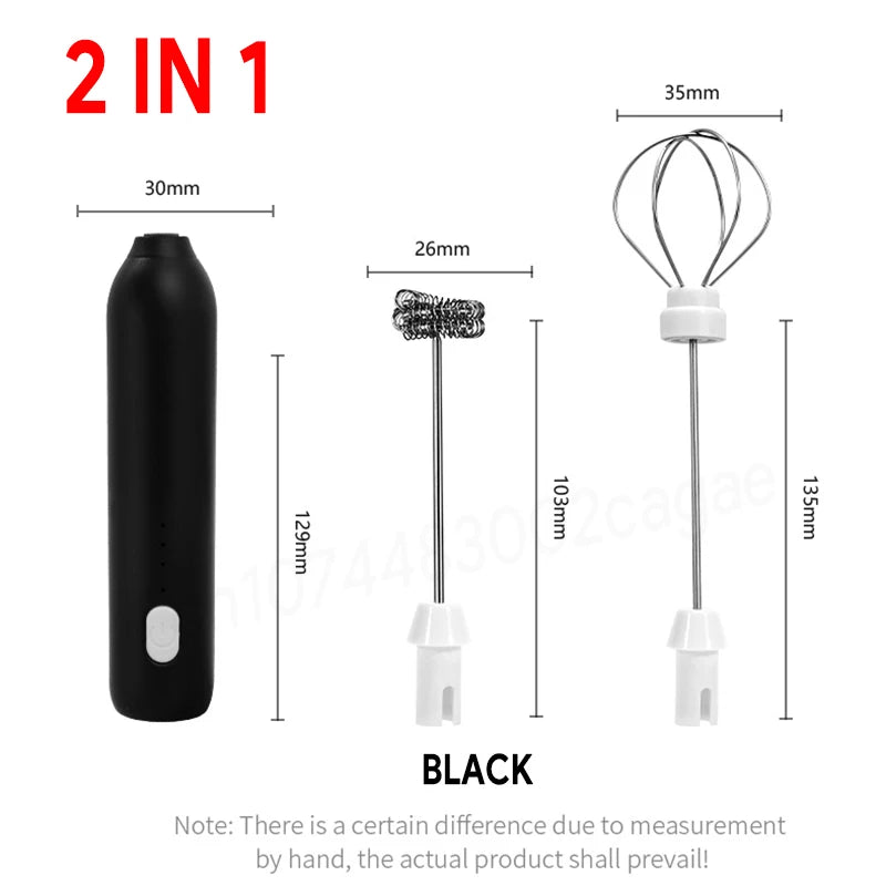 Electric Milk Frother Whisk
