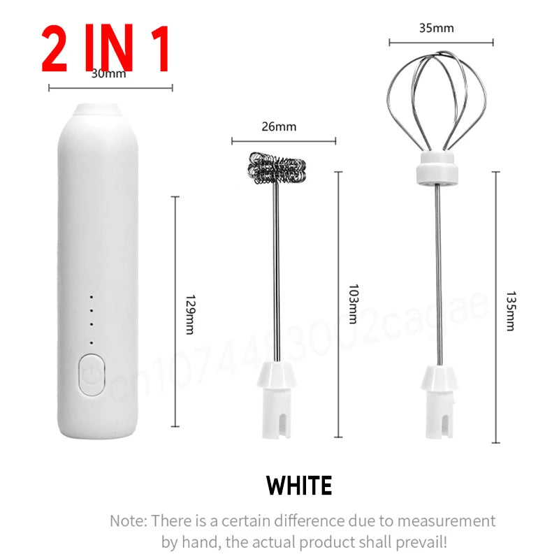 Electric Milk Frother Whisk