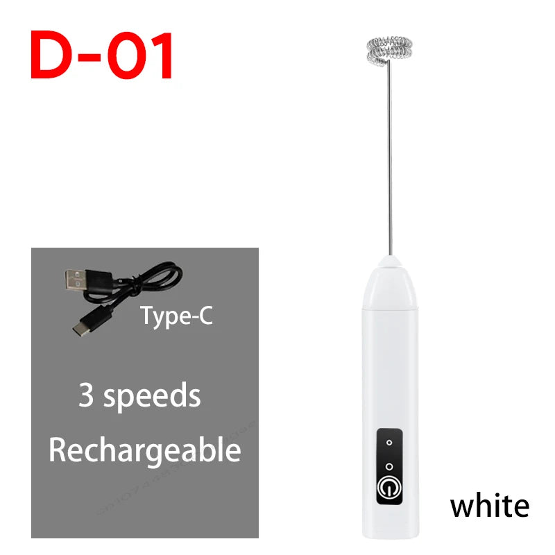 Electric Milk Frother Whisk